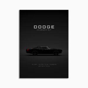 Digital Download - Set 16 - 1648 Dodge Charger RT 1969 - Black