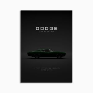 Digital Download - Set 16 - 1649 Dodge Charger RT 1969 - Green