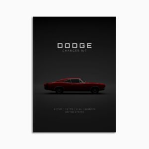 Digital Download - Set 16 - 1652 Dodge Charger RT 1969 - Red