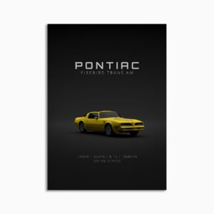 Digital Download - Set 16 - 1653 Pontiac Firebird Trans Am - Yellow Front