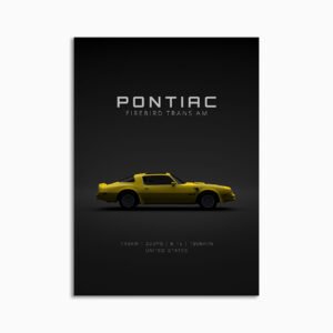 Digital Download - Set 16 - 1654 Pontiac Firebird Trans Am - Yellow