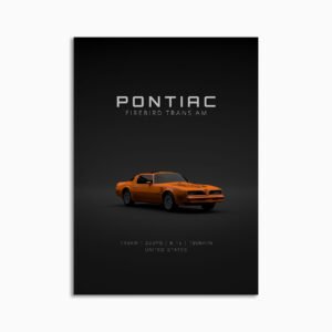Digital Download - Set 16 - 1660 Pontiac Firebird Trans Am - Orange Front