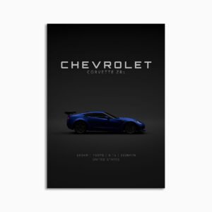 Digital Download - Set 16 - 1672 Chevrolet Corvette C7 ZR1 - Blue
