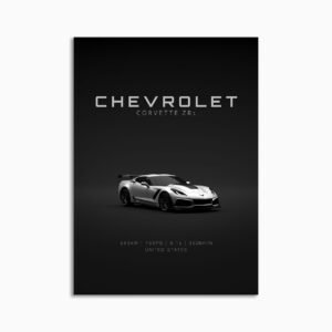 Digital Download - Set 16 - 1674 Chevrolet Corvette C7 ZR1 - White Front