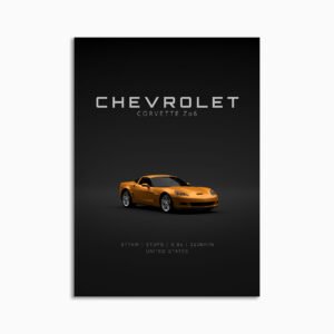 Digital Download - Set 16 - 1677 Chevrolet Corvette C6 Z06 Front Orange