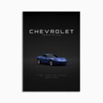 Digital Download - 1681 Chevrolet Corvette C6 Z06 Blue Front