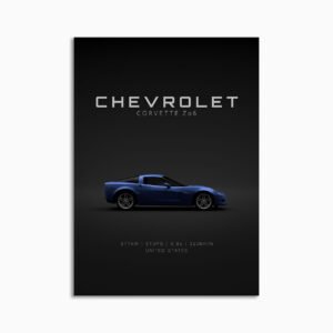 Digital Download - Set 16 - 1682 Chevrolet Corvette C6 Z06 Blue