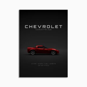 Digital Download - Set 16 - 1683 Chevrolet Corvette C6 Z06 Red