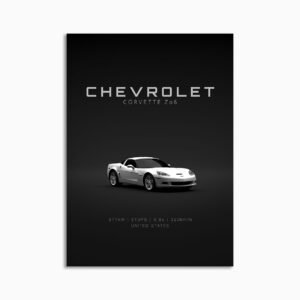 Digital Download - Set 17 - 1685 Chevrolet Corvette C6 Z06 White Front