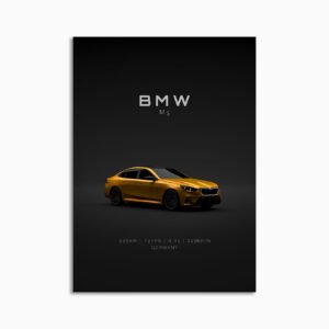 Digital Download - Set 17 - 1695 BMW M5 G90 2025 Orange Front
