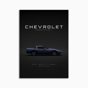 Digital Download - Set 17 - 1702 Chevrolet Corvette C4 ZR-1 Blue