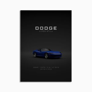 Digital Download - Set 17 - 1708 2001 Dodge Viper RT-10 Blue Front