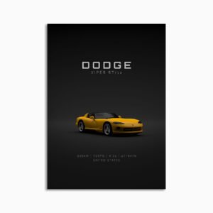 Digital Download - Set 17 - 1712 2001 Dodge Viper RT-10 Yellow Front