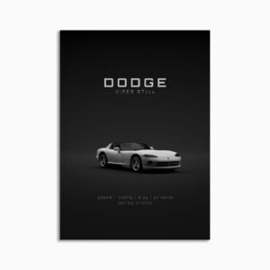 Digital Download - Set 17 - 1716 2001 Dodge Viper RT-10 White Front