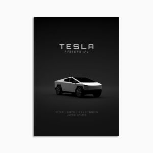 Digital Download - Set 17 - 1722 Tesla cybertruck Silver - Front