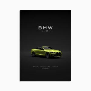 Digital Download - Set 18 - 1737 BMW M4 Convertible 2025 G83 Yellow Front