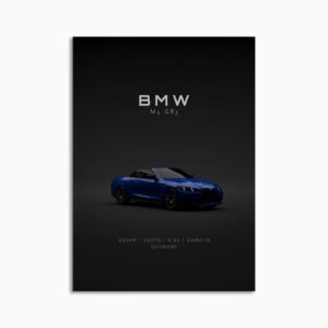 Digital Download - Set 18 - 1745 BMW M4 Convertible 2025 G83 Blue Front