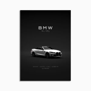 Digital Download - Set 18 - 1748 BMW M4 Convertible 2025 G83 White Front