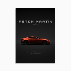 Digital Download - Set 18 - 1777 Aston Martin Vantage 2024 Orange