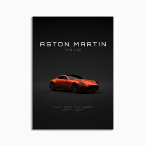 Digital Download - Set 19 - 1782 Aston Martin Vantage 2024 Front Orange