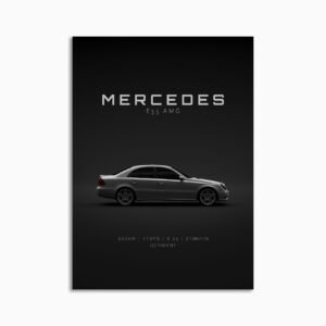 Digital Download - Set 19 - 1793 2004 Mercedes-Benz E 55 AMG Silver