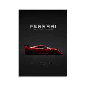 Digital Download - Set 10 - 658 1989 Ferrari F40 Competizione