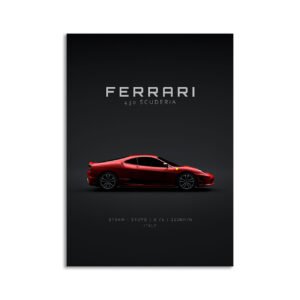 Digital Download - Set 10 - 682 2007 Ferrari 430 Scuderia Red