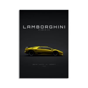Digital Download - Set 11 - 715 1997 Lamborghini Diablo SV Yellow