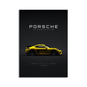 Digital Download - Set 11 - 744 Porsche 718 Cayman GT4 RS 2022 Racing Yellow