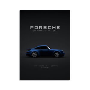 Digital Download - Set 11 - 825 porsche 964 turbo 1993 Blue