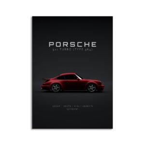 Digital Download - Set 11 - 825 porsche 964 turbo 1993 Red