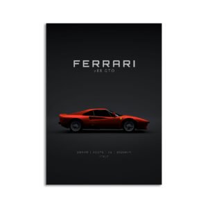 Digital Download - Set 12 - 925 Ferrari 288 GTO 1984 - Red