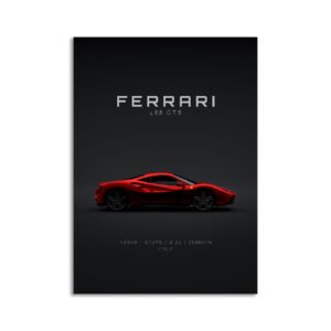 Digital Download - Set 12 - 927 Ferrari 488 GTB 2016 - Red