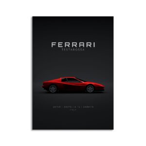 Digital Download - Set 12 - 930 Ferrari Testarossa 1984 Red