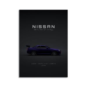 Digital Download - Set 12 - 946 Nissan Skyline GTR R34 F2 1999 Midnnight Purple