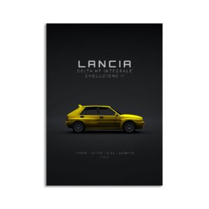 Digital Download - Set 12 - 955 Lancia Delta Integrale Evo II Yellow