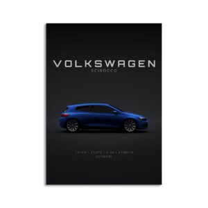 Digital Download - Set 13 - 971 2009 Volkswagen Scirocco Rising Blue
