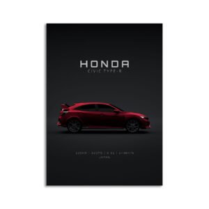 Digital Download - Set 13 - 999 Honda Civic Type R 2018 FK8 red
