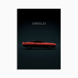 Digital Download - Set 16 - 1155 1969 Chevrolet Camaro SS-396 Coupe - Orange -