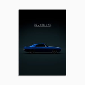 Digital Download - Set 17 - 1157 Chevrolet Camaro Z28 302 1969 - Blue -