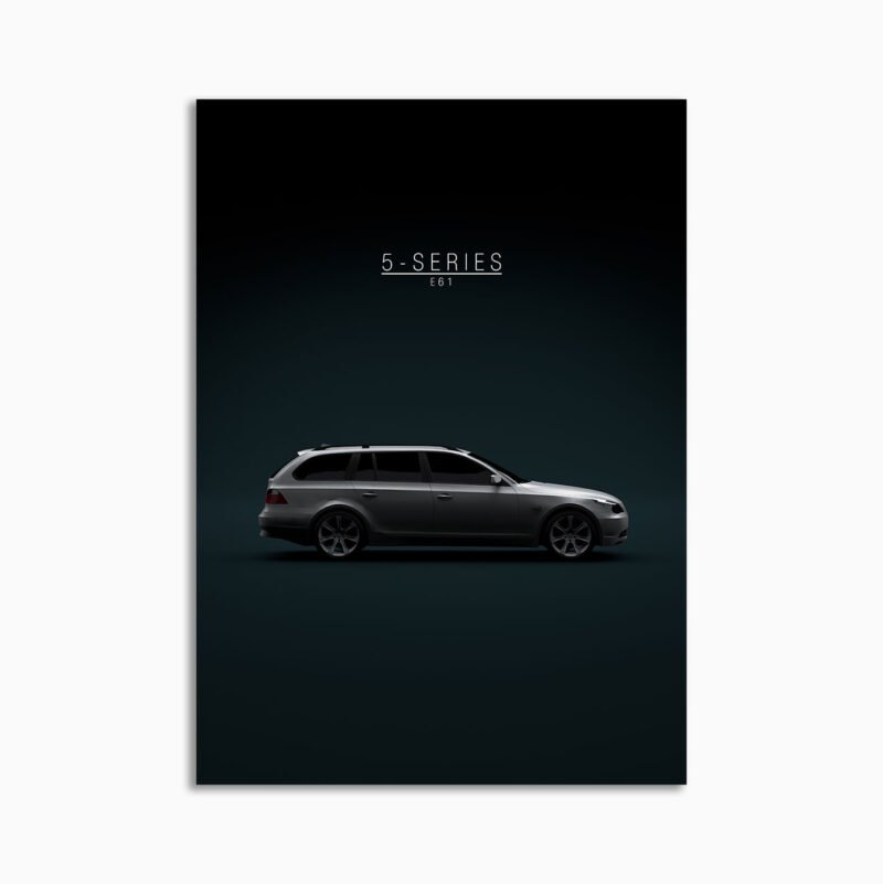1168-BMW-5-Series-Touring-E61-2007---Grey-Displate