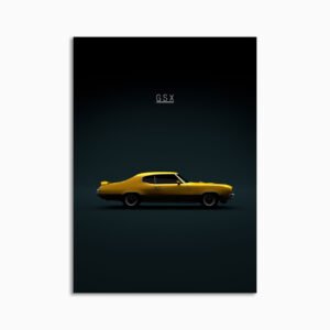 Digital Download - Set 17 - 1185 Buick GSX 1970 - Yellow -