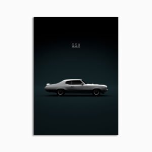 Digital Download - Set 17 - 1187 Buick GSX 1970 - White -
