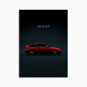 Digital Download - Set 17 - 1196 1991 Honda CR-X SiR - Red -
