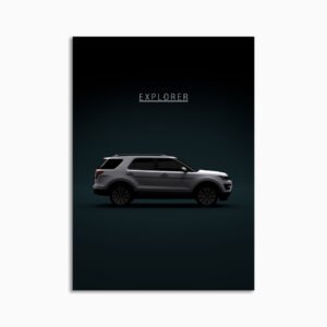 Digital Download - Set 18 - 1203 Ford Explorer 2016 - White