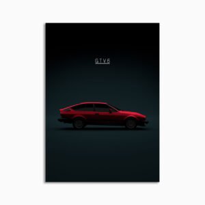 Digital Download - Set 18 - 1206 1986 Alfa Romeo GTV-6 - Red