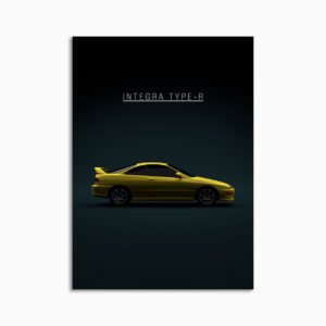 Digital Download - Set 18 - 1220 1999 Acura Integra Type-R - Yellow