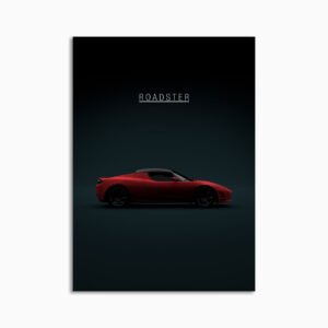Digital Download - Set 18 - 1247 Tesla Roadster Sport 2011 - Red