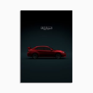 Digital Download - Set 18 - 1255 Subaru Impreza WRX STi 2011 - Red