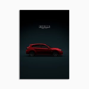 Digital Download - Set 19 - 1257 2008 Subaru Impreza WRX STi - Red